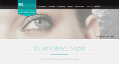 Desktop Screenshot of mcdermatologia.es