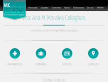 Tablet Screenshot of mcdermatologia.es